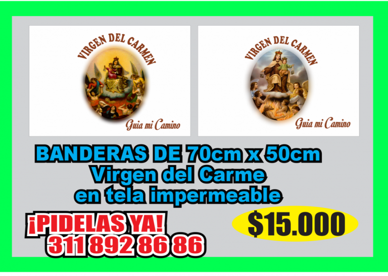 BANDERAS VIRGEN DEL CARMEN